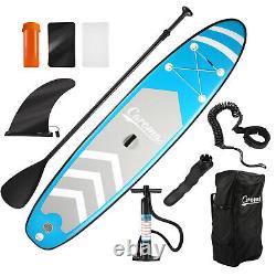 10.6 FT Inflatable Stand Up Paddle Board SUP Surfboard 6'' Thick with Complete Kit