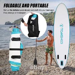 10.6 Inflatable Stand Up Paddle Board SUP Surfboard Adjustable Non-Slip s Q6Y4