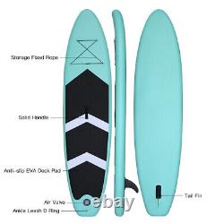 10.6 Inflatable Stand Up Paddle Board Surfboard with Pump Accessories f Z5H9