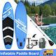 10.6' Inflatable Stand Up Paddle Board Surfing Surfboard Blue Sup Board