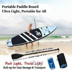 10'6 Paddle Board Inflatable Stand Up SUP Surf Surfboard Paddleboard Beginner