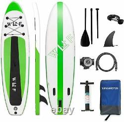 10'6 SUP Paddle Board Inflatable Stand Up Paddleboard Surfboard Surfing Fishing