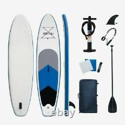 10'6' Stand Up Paddle Board Inflatable SUP Surfboard Adjustable Non-Slip with Bag