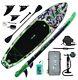 10' 8 Inflatable Stand Up Paddle Board Sup Board Sup With Kayak Seat Camo 003