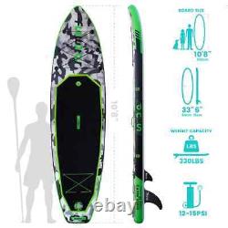 10'8 inflatable supboard stand up paddle board surfboard With Kayak Seat 18071