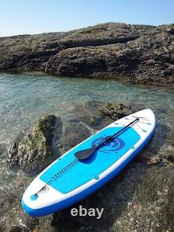 10.8ft Inflatable Stand Up Paddle Board with Outdoor Master Shark 2 pump bundle