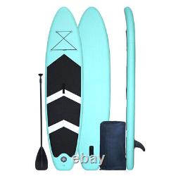 10 Ft Inflatable Stand Up Paddle Board Surfboard With Foot Rope Tail Fin S8V0