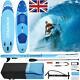 10' Inflatable Stand Up Paddle Board Sup Surfboard With Complete Kit 6'' Thick