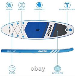 10' SUP Board Set Stand Up Paddle Inflatable Surfboard Paddling 305 cm Surfbrett