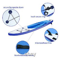 10ft 320cm Paddle Longboard Stand Up SUP Inflatable Surfboard Pump Kayak Adult