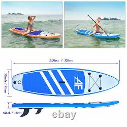 10ft 6 Paddleboard Inflatable Stand Up Paddle SUP Board Surfboard Kayak Surfing