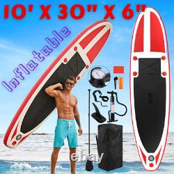 10ft Inflatable Paddle Board SUP Stand Up Surfboard With Complete Kit Beginner HOT