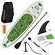 10ft Inflatable Paddle Stand Up Board Adjustable Non-slip Accessories Green Sup