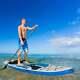 10ft Inflatable Paddle Stand Up Board, Adjustable Paddle Non-slip Deck