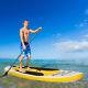 10ft Inflatable Paddle Stand Up Board, Adjustable Paddle Non-slip Deck Board