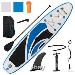 10ft Inflatable Paddle Stand Up Board, Adjustable Paddle Non-Slip Deck Board