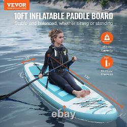 10ft Inflatable Stand Up Paddle Board SUP Surfing Board Paddleboard with Seat