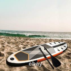 10ft Inflatable Surfboard Stand Up Paddle Board Raft SUP Bag Leash Paddle Kits