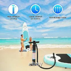 10ft Paddle Board Stand Up SUP Inflatable Paddleboard Pump Kayak Adult Beginner