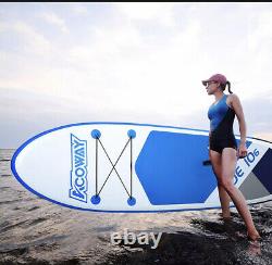 10ft Paddle Board Stand Up SUP Inflatable Paddleboard Pump Kayak Adult Beginner