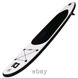 10ft SUP Black Inflatable Stand Up Paddle Board w. Carry Bag, Pump, Repair Kit