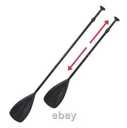 10ft SUP Black Inflatable Stand Up Paddle Board w. Carry Bag, Pump, Repair Kit