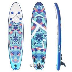 10ft SUP Surfboard Double Layer Inflatable Stand Up Paddle Board With Carry