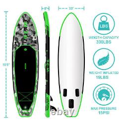 11FT Inflatable Paddle Board SUP Stand Up Paddleboard & Accessories Complete Set