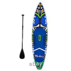 11FT Inflatable Stand Up Paddle Board SUP Surfboard 6'' Thick With Complete Kits