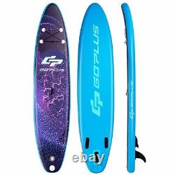 11FT Inflatable Stand Up Paddle Board SUP Surfboard Adjustable Non-Slip WithPump