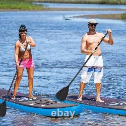 11FT Inflatable Stand Up Paddle Board SUP Surfboard Adjustable Non-Slip WithPump