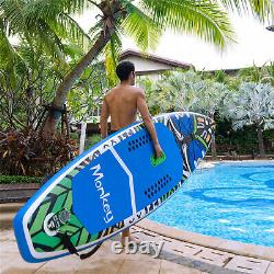 11FT Inflatable Stand Up Paddle Board SUP Surfboard Complete Kit with Kayak UK