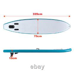 11FT Inflatable Stand Up Paddle Board SUP Surfboard with Pump Backpack Accessories