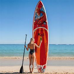 11FT Inflatable Stand Up Paddle Board SUP with Adjustable Paddle & complete kit