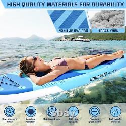11FT Inflatable Stand Up Paddle Board SUPs Surfboard Complete Surf Kit Portable