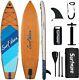 11ft Inflatable Stand Up Paddle Board Surf Wave Sup With Camera Mount, Warranty