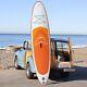 11ft Inflatable Stand Up Surfing Board Complete Kit Surf Paddle Board Orange