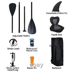 11FT Stand Up Paddle Board ISUP Inflatable SUP with Kayak Seat 335x76x16.5 Large