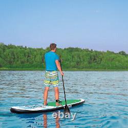 11FT Stand Up Paddle Board Inflatable SUP Complete Kit Kayak Seat Pump Green