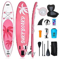 11FT Stand Up Paddle Board Inflatable SUP Kayak Seat Complete Kit Pump RepairKit