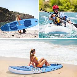 11FT Stand Up Paddle Board Inflatable SUP Surfboard Complete Kit with Kayak Seat