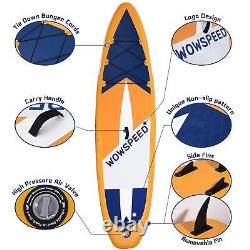 11FT Stand Up Paddle Board Inflatable SUP Surfboard Complete bag Kit with Paddle
