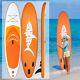 11ft Stand Up Paddle Board Inflatable Sup Surfboard With Kayak Seat Large Orange