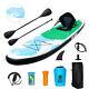 11ft Stand Up Paddle Board Inflatable Sup Surfboard With Kayak Seat Pump Green