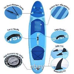 11FT Stand Up Paddle Board Inflatable S'UP Surfboard Complete Kit Kayak UK Stock