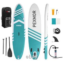 11Ft Paddle Board Inflatable Stand Up Surfboards with Pump+Paddle+Fin+Leash+Bag