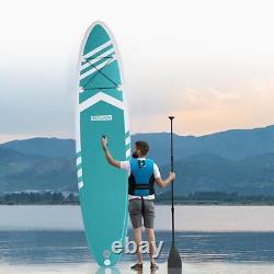 11Ft Paddle Board Inflatable Stand Up Surfboards with Pump+Paddle+Fin+Leash+Bag