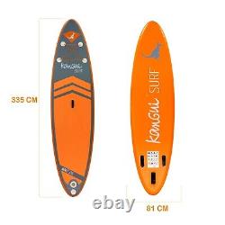 11Ft SUP Stand up Paddle 335cm Inflatable Sup Surfbroad paddle Backpack High