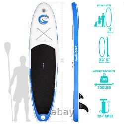 11'6'' Inflatable Stand Up Paddle Board SUP Surfing surf Board paddleboard kayak