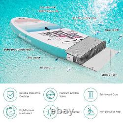 11 FT Inflatable Stand Up Paddle Board Boat Widened Non-Slip Deck